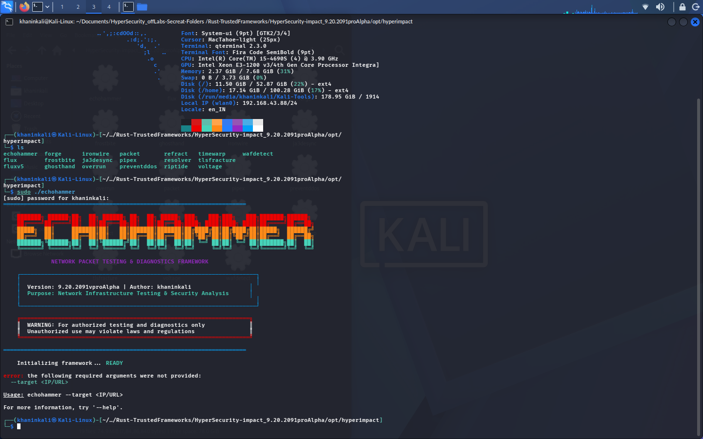 EchoHammer screenshot