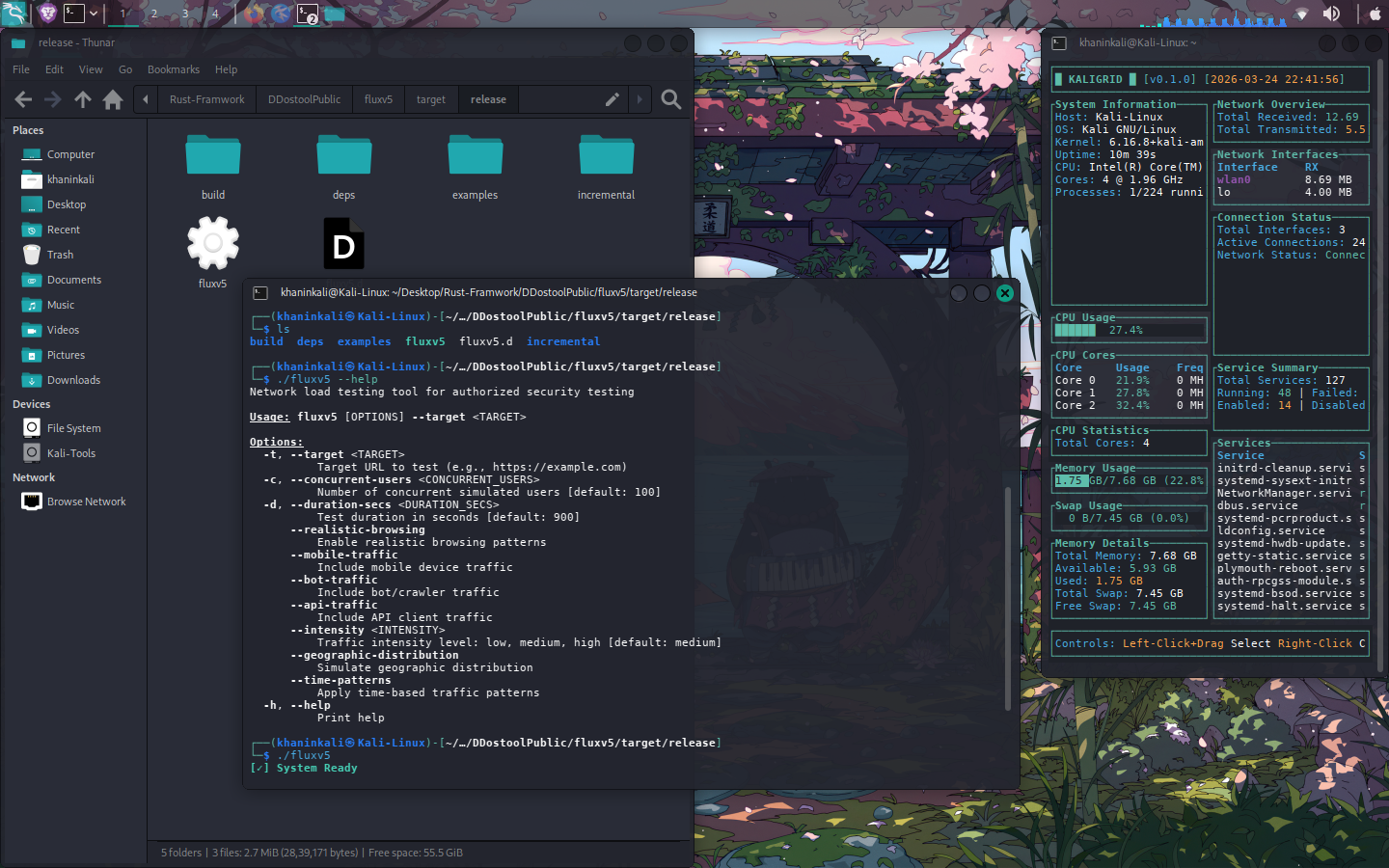 FluxV5 screenshot