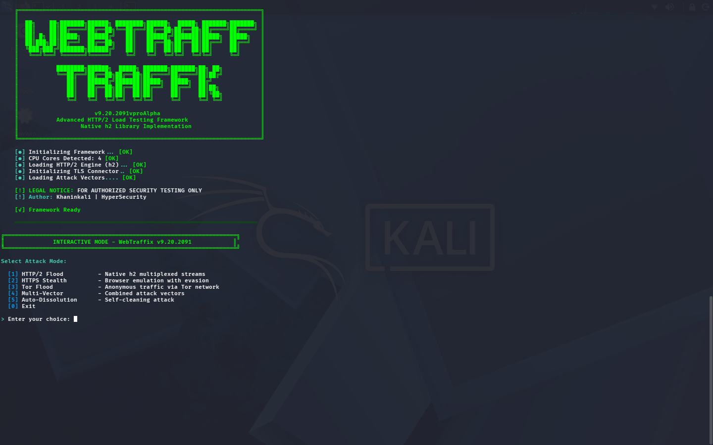 WebTraffix v9 screenshot